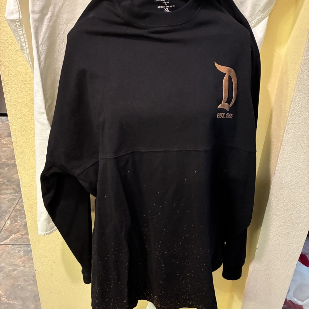Disneyland Spirit Jersey Black And Rose Gold Mickey Mouse